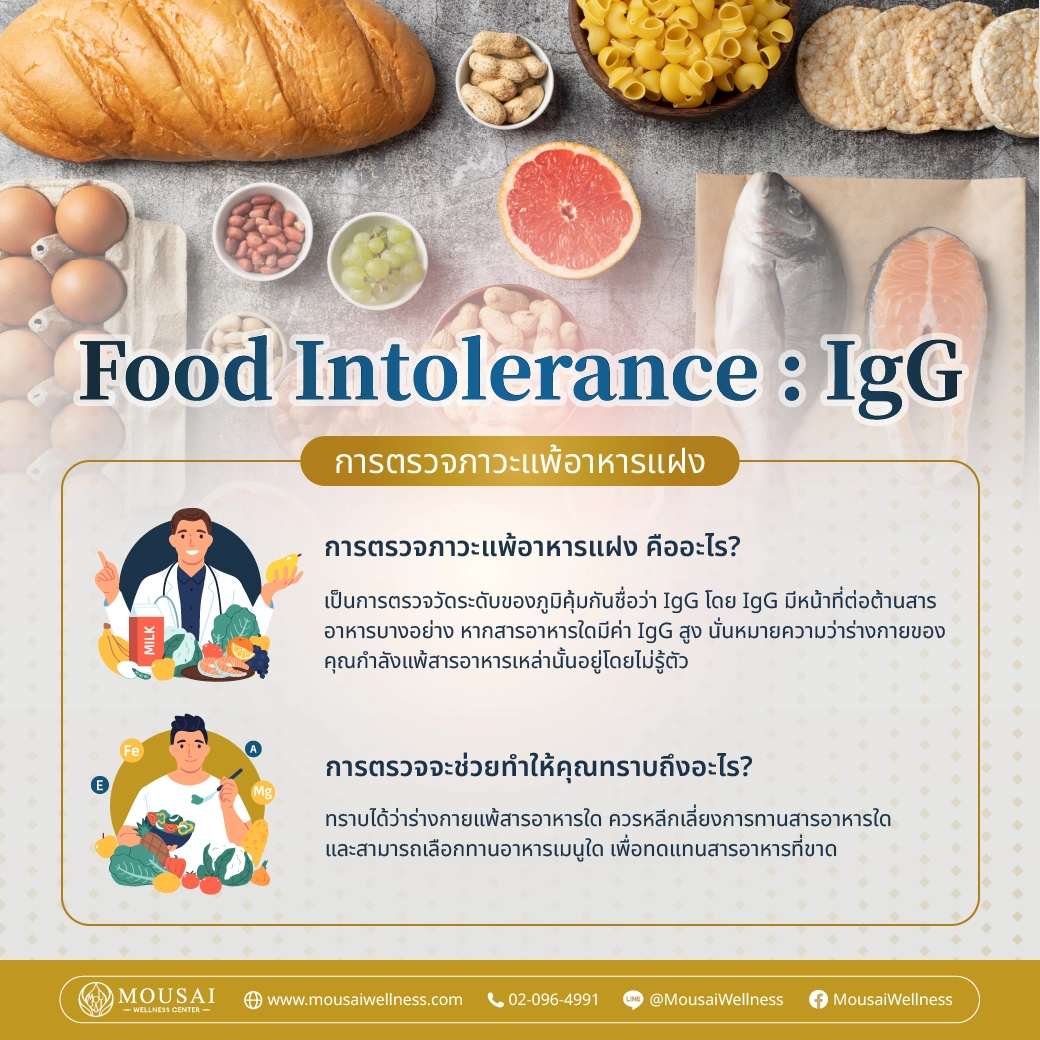 ภาวะแพ้อาหารแฝง (Food Intolerance ) รู้ร่างกายแพ้สารอาหารใดบ้าง?