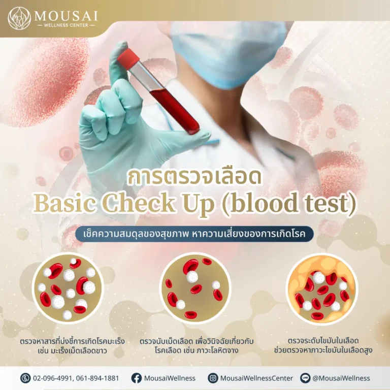 การตรวจเลือด Basic Check Up (blood test) จะทำให้คุณเห็นความสำคัญของร่างกายมากกว่าที่คุณคิด