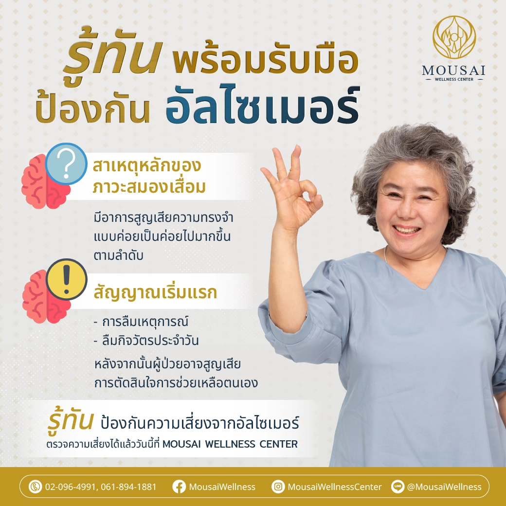 รู้ทันพร้อมรับมือป้องกัน”อัลไซเมอร์”