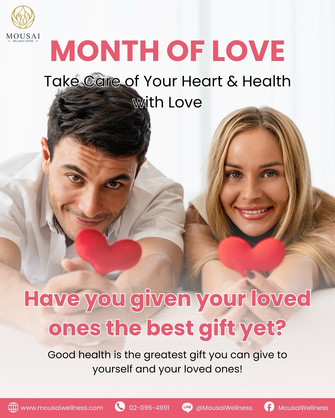 This Month of Love, Take Care of Your Heart & Health with Love!