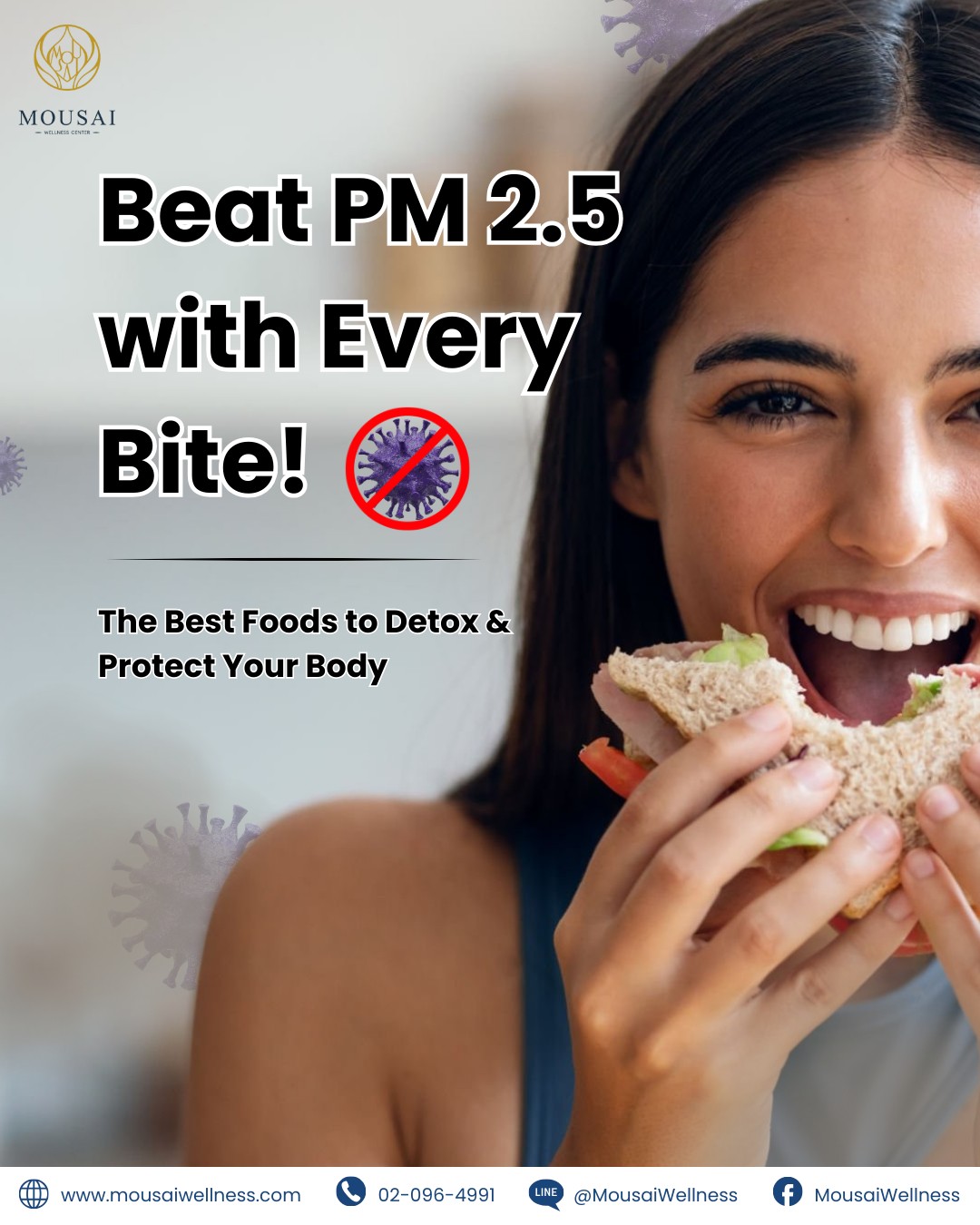 Beat PM 2.5 with Every Bite