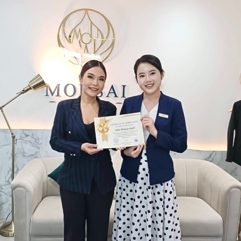 Mousai Wellness Center gathered to celebrate Ms. Sirinun Nojit