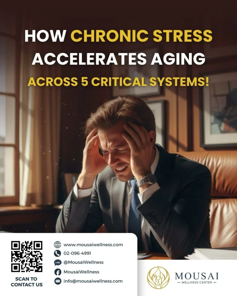 Chronic stress doesn’t just affect how you feel