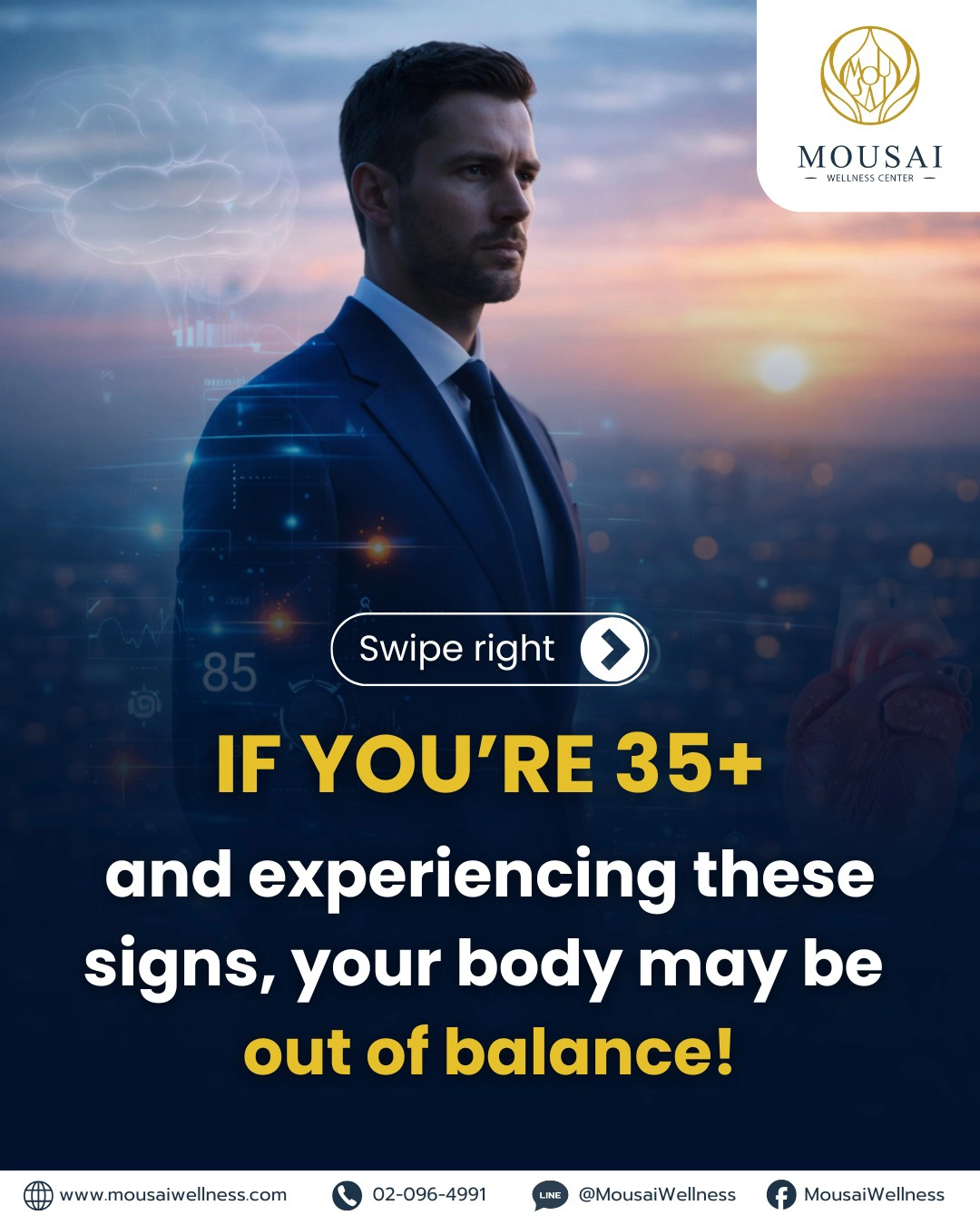 For executives aged 35 and above