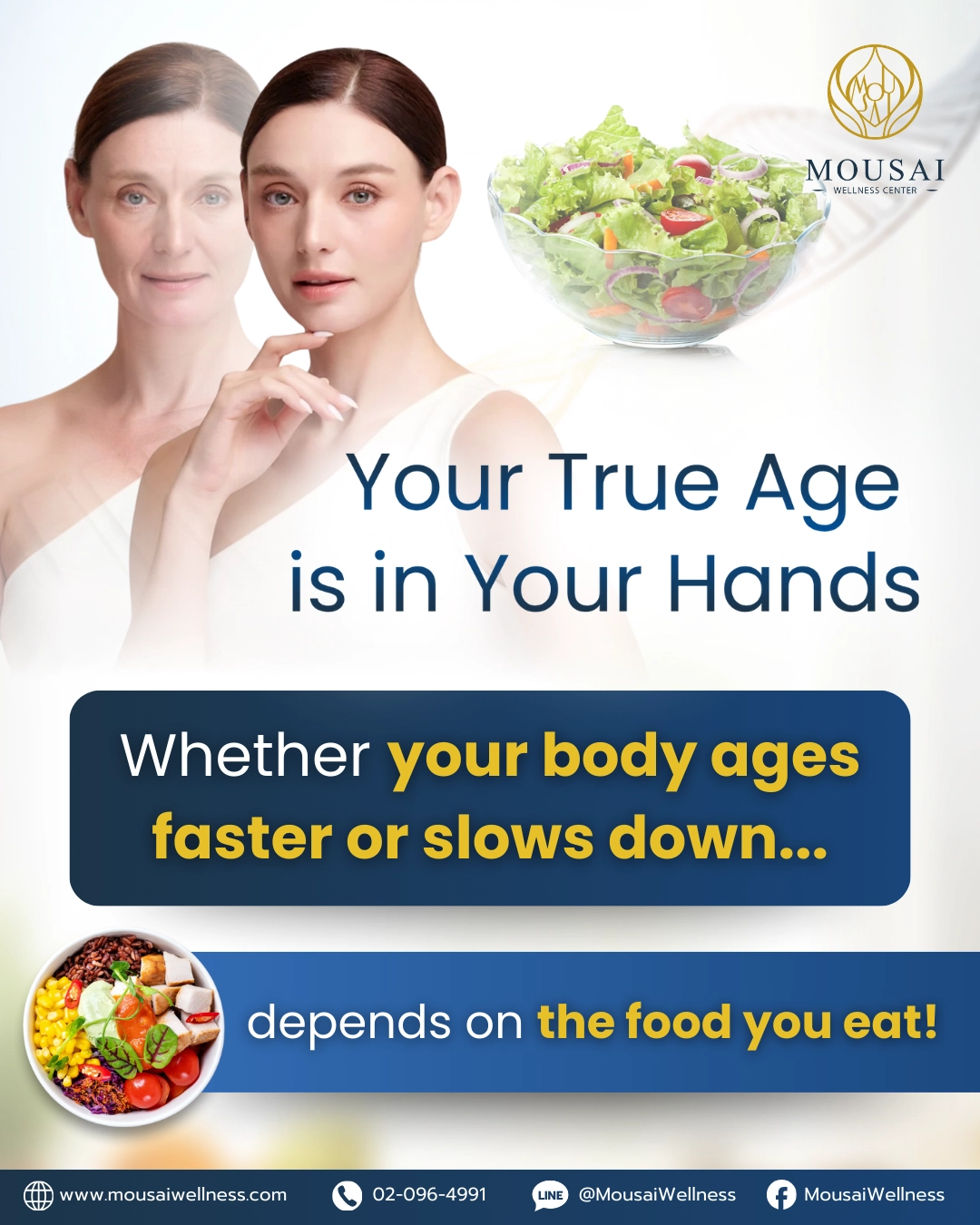 Your True Age Is in Your Hands: How Food Shapes Your Biological Aging