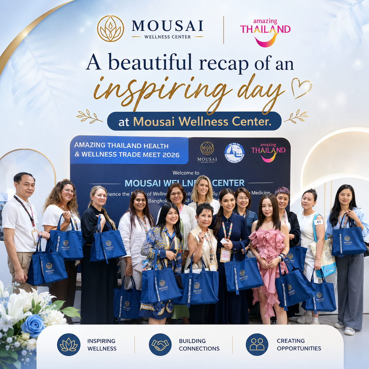 A beautiful recap of an inspiring day at Mousai Wellness Center.