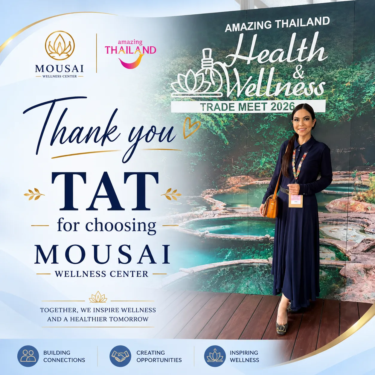 Thank you TAT for choosing Mousai Wellness Center.
